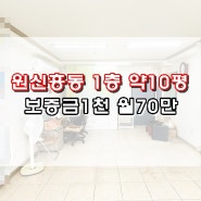 대전 유성구 원신흥동 1층 상가 임대 소형평수 1인샵 최적 무권리
