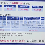 제주 서귀포 매일올레시장 근처 정방동공영주차장 가격