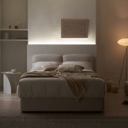 [현대리바트 광주직영점]아늑한 침실, 온드 패브릭 침대