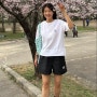 인천대공원 벚꽃 구경 , 블루쑤이샵 제작자수티셔츠 후기