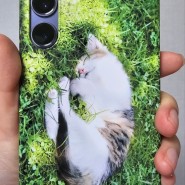 갤럭시 S24+ 고양이 핸드폰 케이스 다들 예쁘다고 하네요