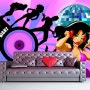 [크레용벽지] 섹시 디스코 팡팡 뮤직 코인 노래방 인테리어 뮤럴 포인트 디자인 벽지 & 롤스크린