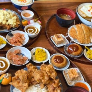 부산 광안리 점심 다이도코로광안리본점 3인세트 식사 후기