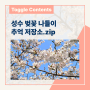 [사심가득 포스팅] 토글의 성수 벚꽃 나들이