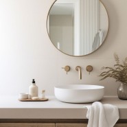 욕실 인테리어 ㅣ 욕실 거울 종류