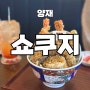 [쇼쿠지 양재점] 양재역점심맛집, 큐브스테이크 덮밥, 텐동