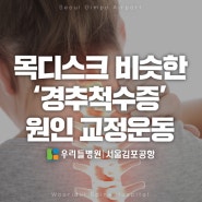 목디스크와 증상이 비슷한 경추척수증 원인 교정운동｜우리들병원 서울김포공항