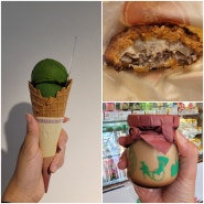 도쿄 아사쿠사 맛집 먹거리 추천 말차 아이스크림 스즈키엔, 멘치카츠, 실크푸딩