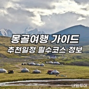 몽골여행 가이드 게르 숙박 필수코스 확실히 알아보자!