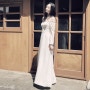도비실크 오프숄더 드레스