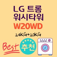 LG 트롬 워시타워 W20WD 1년 사용 리뷰 및 할인 구매 정보