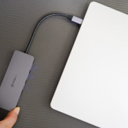 맥북 가성비 멀티허브 USB HDMI 7포트 구매 후기