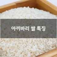아끼바리 쌀의 매력과 특징을 알아봅니다.