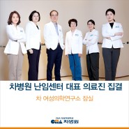 [잠실차병원 난임센터] 차 여성의학연구소 잠실, 의료진을 소개합니다!