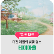 대전제일의 벚꽃 명소, 테미마을, 해인아 와줄거지?