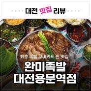 [대전 맛집] 족발 오마카세 맛집 완미족발 대전용문역점