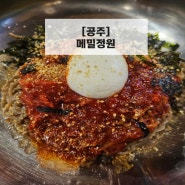 공주] 대전·세종근교 - 메밀정원 (동학사 맛집 / 식신우수레스토랑 막국수집)