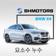 [SH모터스] 차량 아래 흰색눈꽃이 폈어요?! BMW X4 요소수 누수_수입차 누수 누유 정비 전문 1급공업사