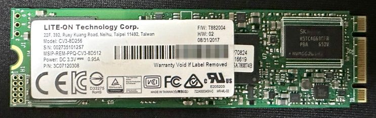 [SSD] LITE-ON CV3 M.2 256GB 「CV3-8D256」 : 네이버 블로그