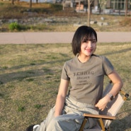 제이청 jchung 캡슐컬렉션 여름 여성 크롭 반팔티셔츠룩