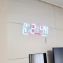 집들이 선물추천 로이레트니 5세대 무타공 LED시계설치