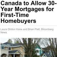 (News) 첫 주택 구매자는 이제 25년 대신 30년 동안 모기지를 갚을 수 있다