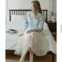 [NONLOCAL] 논로컬 맨투맨 Lily Print Sweatshirt - Sky Blue 구매후기 / 내돈내산 / 착용샷