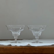 [Sold out] 1960-70s Pair of England Crystal Glasses