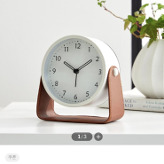 모던하우스 스틸레더 탁상시계 - 주우재 시계