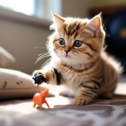 고양이 장난감 고를 때 피해야할 위험한 장난감