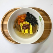 묵사발 묵밥 만들기 따뜻한 온묵밥 양념장 레시피 다이어트 식단