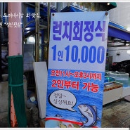 내돈내산 인천 구월동 모래내시장 회 맛집, 만원 런치회 “성진횟집“