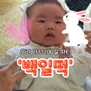아기 100일 백일상 | 김포 예쁘고 맛있는 떡집 말랑에서 백일떡