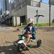 모카트라이크 샘트라이크 4살 어린이집 등하원용 자전거