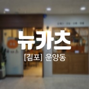 김포| 기본에 충실한 운양동 돈까스 맛집 뉴카츠