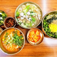 [대구 수성구:지산동 맛집] 동죽 칼국수/육회 비빔밥/육탕면 찐맛집<부자면 지산점>