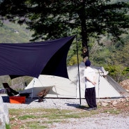 스노우피크 볼트 아이보리 (Snowpeak Vault) : 미니멀 캠핑에 적합한 쉘터 & 이너모드 전부 가능한 텐트.