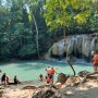 태국 칸차나부리 투어 여행 l 에라완 국립공원 계단식 폭포 수영 (입장료, 준비물, 구명조끼, 보증금, 샤워)