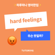 'Hard feelings' 무슨 뜻일까? ( 악감정 / 영어표현 / 영어단어 / 영어회화 / 영어신조어 / 슬랭 / 영어공부)