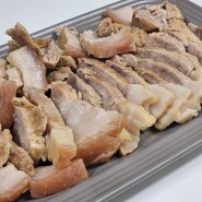 앞다리살 수육 레시피 보쌈 만드는법 돼지고기 요리 술안주