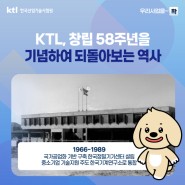 [우리사업을 ~확] KTL, 창립 58주년을 기념하여 되돌아보는 역사