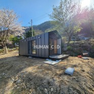 화천 게이블 단층 세컨하우스 이동식주택 설치완료