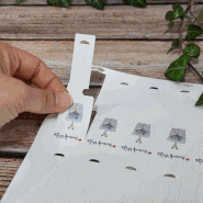 아이라벨 나만의 선물포장방법 스티커만들기 방수 투명라벨만들기