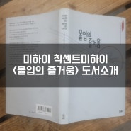 미하이 칙센트미하이의 삶의 질을 높이는 <몰입의 즐거움> 도서소개 및 서평