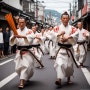 일본 도쿄 5월 축제 산자 마츠리