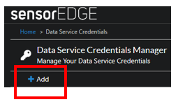 [sensorEDGE] Data Service Credentials Manager : 네이버 블로그