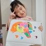 만 3세 미술놀이 유아 그림그리기 싸인펜 색칠하기