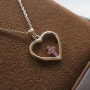 핑크사파이어, 하트 십자가목걸이 제작 - '생애 첫 십자가쥬얼리'