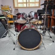 화성시 오래된 학교 드럼 재사용 악기점 수리
