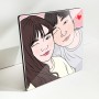 남자친구100일 생일 1주년선물 5만원대 커플그림 팝아트액자 제작